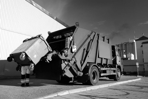 Residents participating in waste recycling in Chiswick