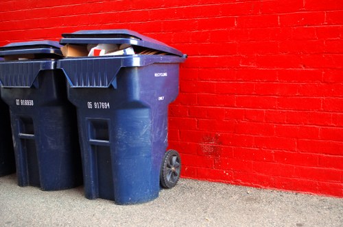 A variety of skips available for hire in Chiswick