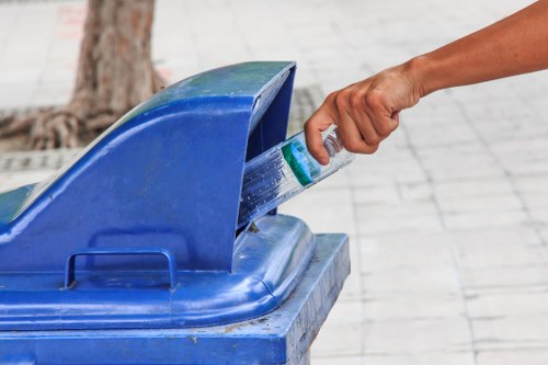 Residential rubbish collection in Chiswick