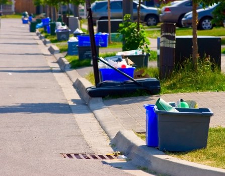 A skip permit application being filled out by a resident of Chiswick